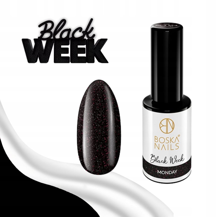 

Гибридный лак для ногтей Black Week Monday №. 509 Boska Nails 6 мл