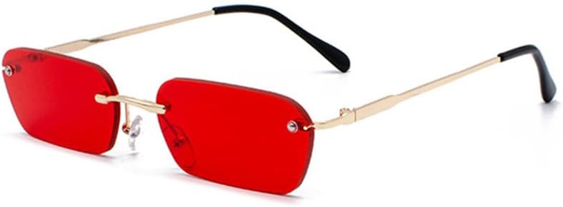 

Солнцезащитные очки UV400 с защитой от УФ-излучения — без оправы, яркие цвета, для женщин и мужчин, для бега и занятий спортом на открытом воздухе generic, C3 Gold-red