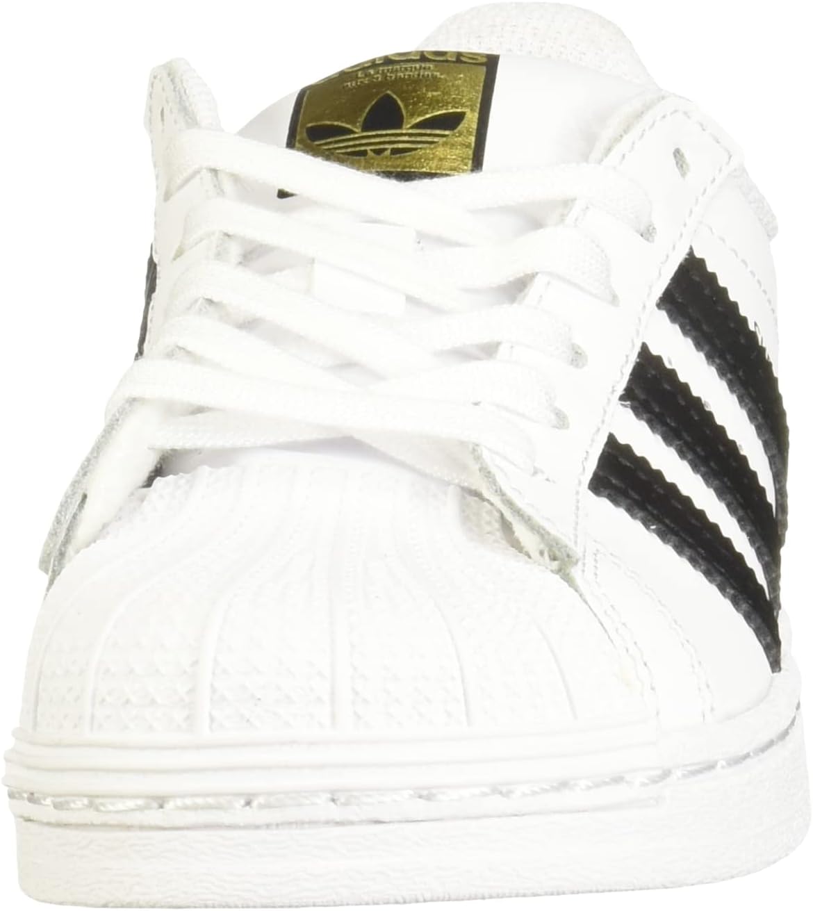 Кроссовки adidas Originals Infant Stan Smith Cloudfoam для малышей, белый/черный — фото 2