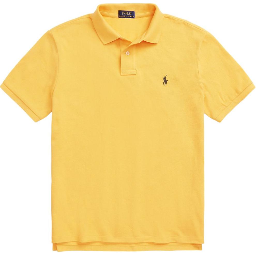 

Поло пони хлопковая поло Polo Ralph Lauren, желтый