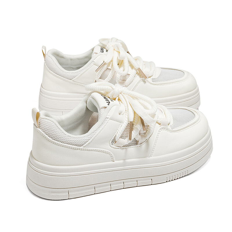Кеды HUANQIU Skateboard Shoes Women's Low-Top White — фото 4