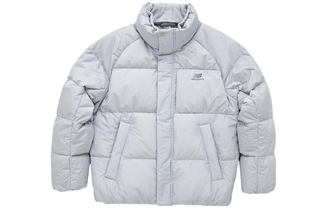 

New Balance Пуховик унисекс светло-серый, Light Gray