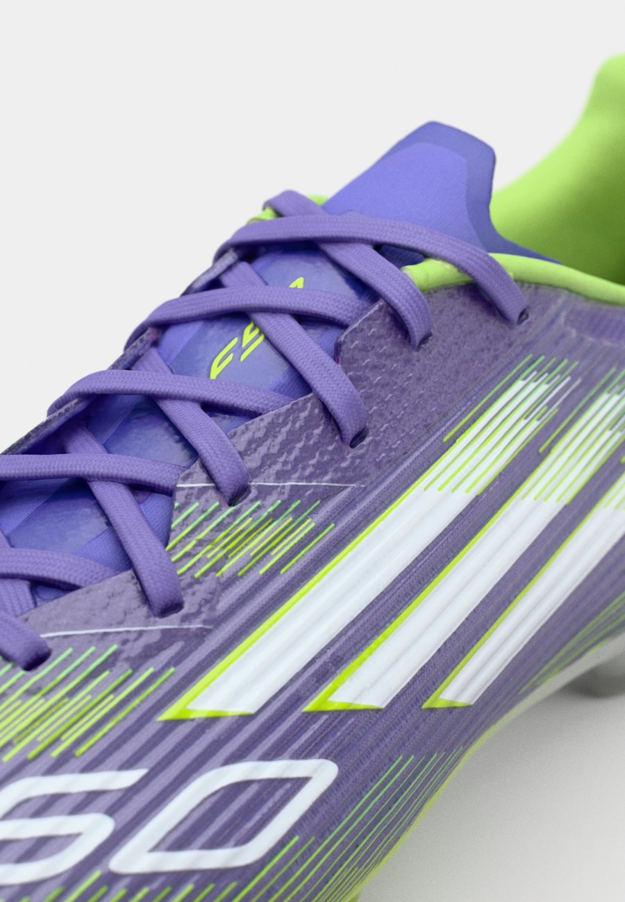 Кроссовки Adidas Performance F50 LEAGUE FIRM GROUND FOOTBALL BOOTS, Purple Rush/Footwear White/Lucid Lemon/Purple — фото 3
