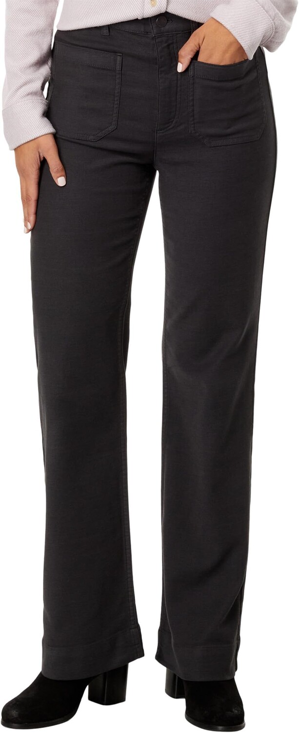 

Брюки из эластичной махровой ткани с накладными карманами Faherty, цвет Washed Black