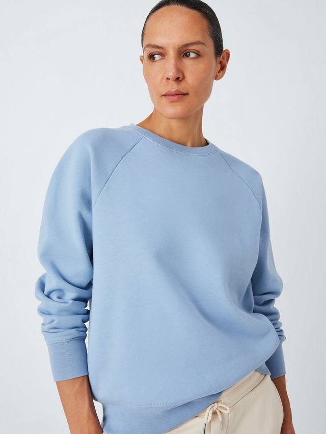 

Толстовка из смеси хлопка John Lewis, синий