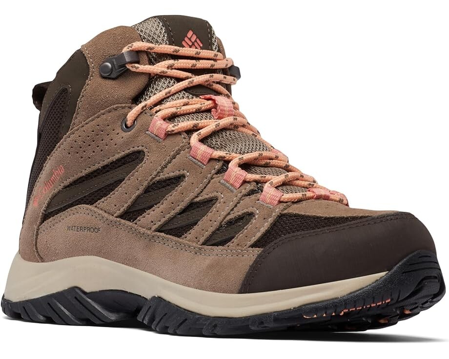 

Походная обувь Columbia Crestwood Mid Waterproof, цвет Cordovan/Mud