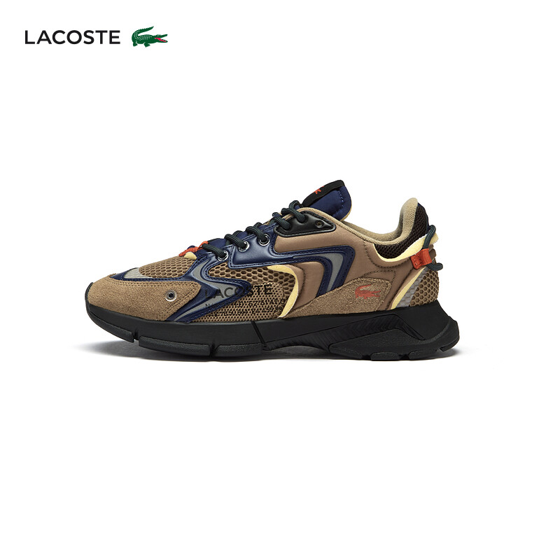 

Кроссовки мужские Lacoste Neo кожаные, коричневый / черный