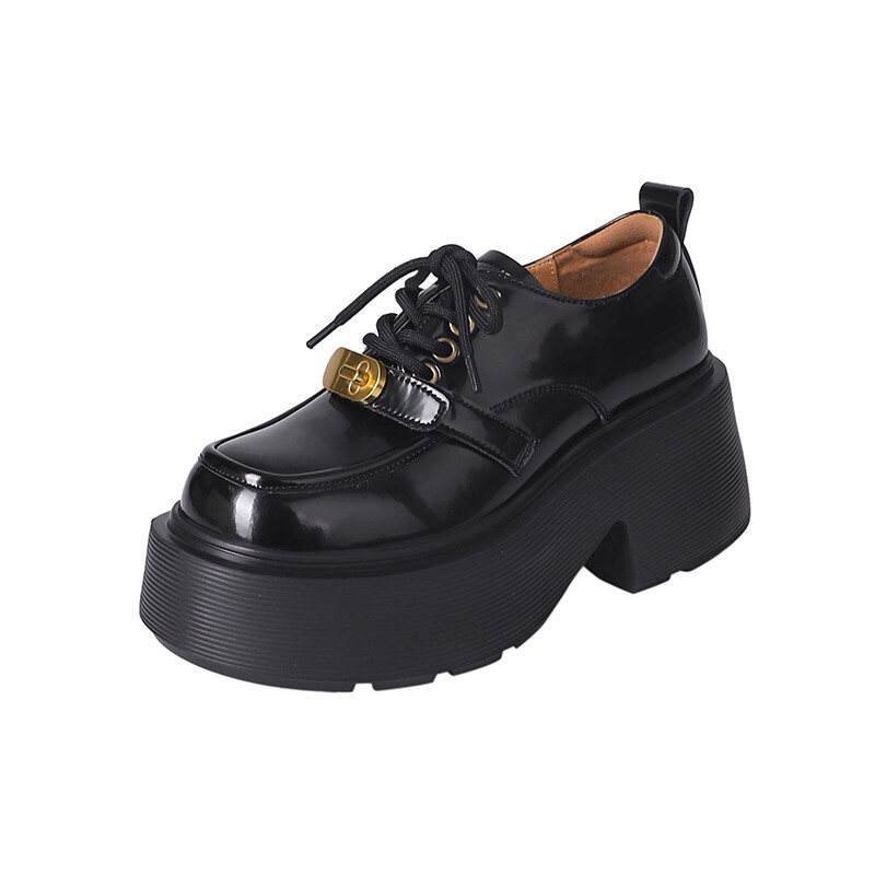 

Лоферы женские Aiqinisha, цвет Black leather