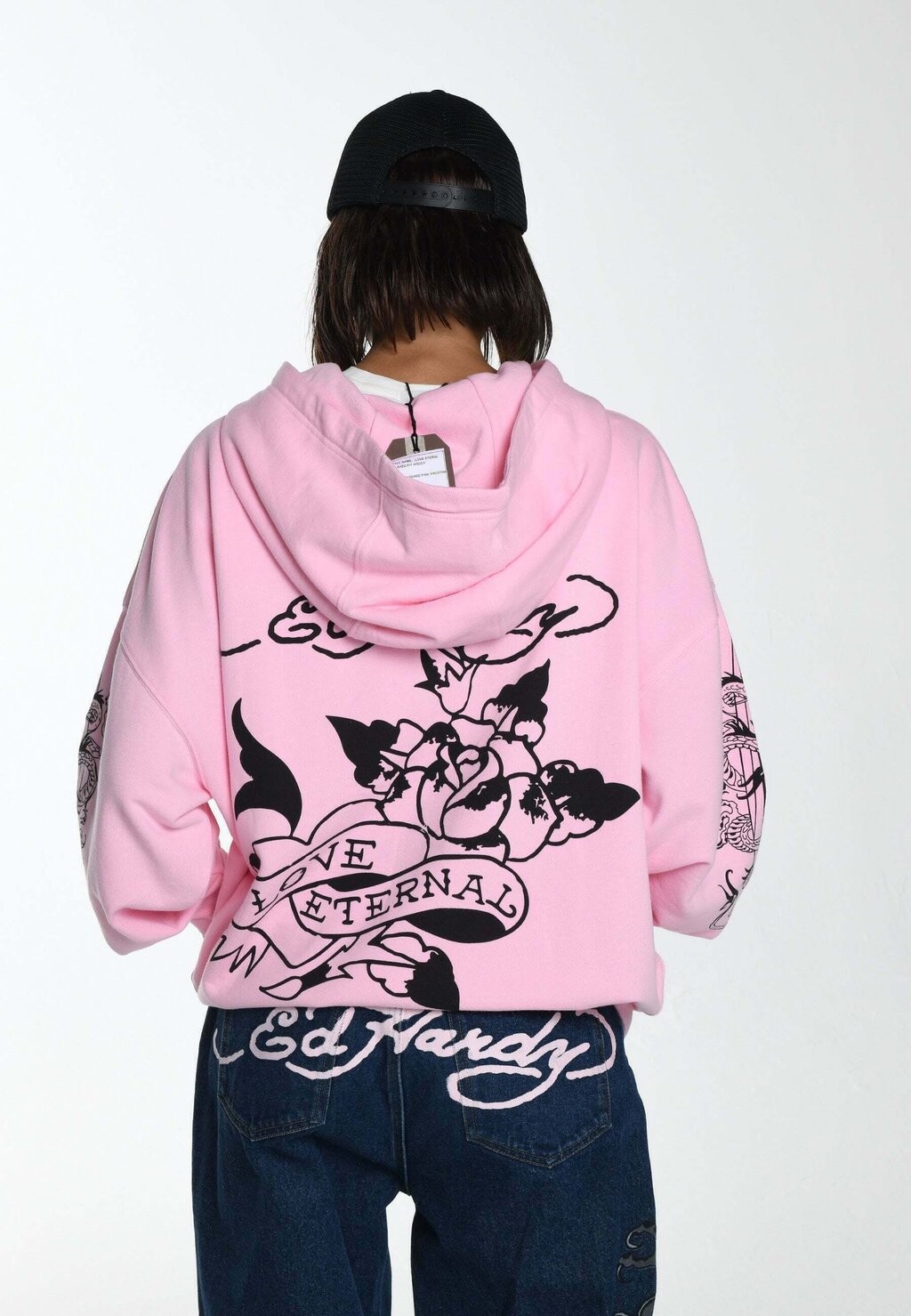 

Толстовка Love Eteral Relaxed Ed Hardy, розовый