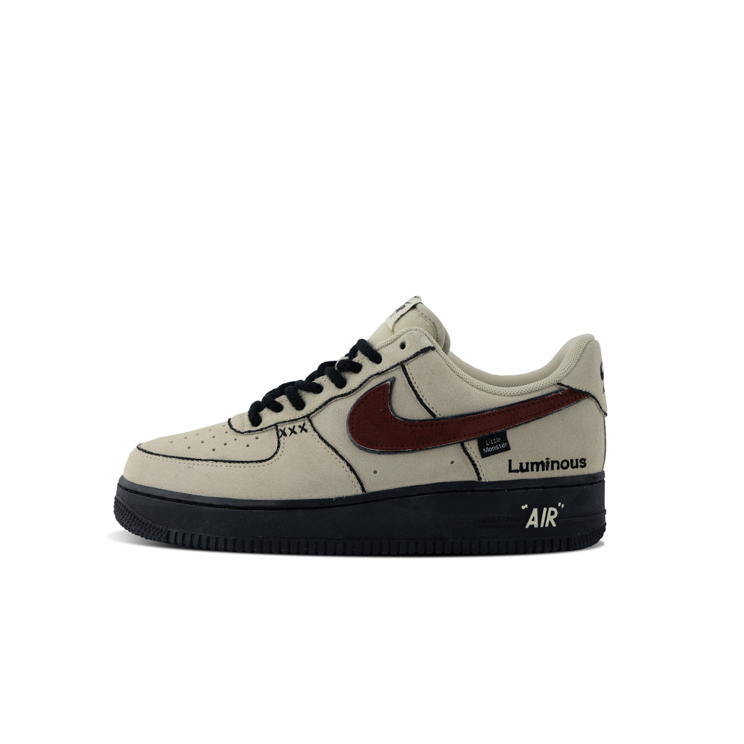 

Nike Air Force 1 износостойкие и легкие низкие кроссовки для скейтбординга мужские красный хаки коричневый