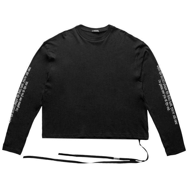 

Футболка Ann Demeulemeester Emil Relax Fit Boxy T-Shirt 'Black', черный