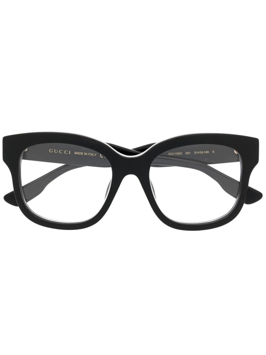 

Gucci Eyewear очки GG1155O в квадратной оправе, черный