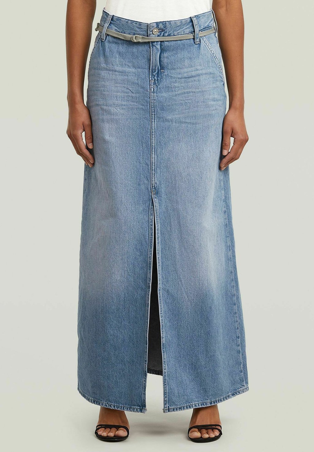 

Джинсовая юбка VIKTORIA - Maxi skirt G-STAR, светло-голубой
