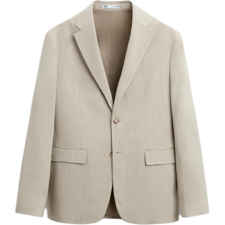 

Деловой костюм мужской загар Zara, цвет Tan