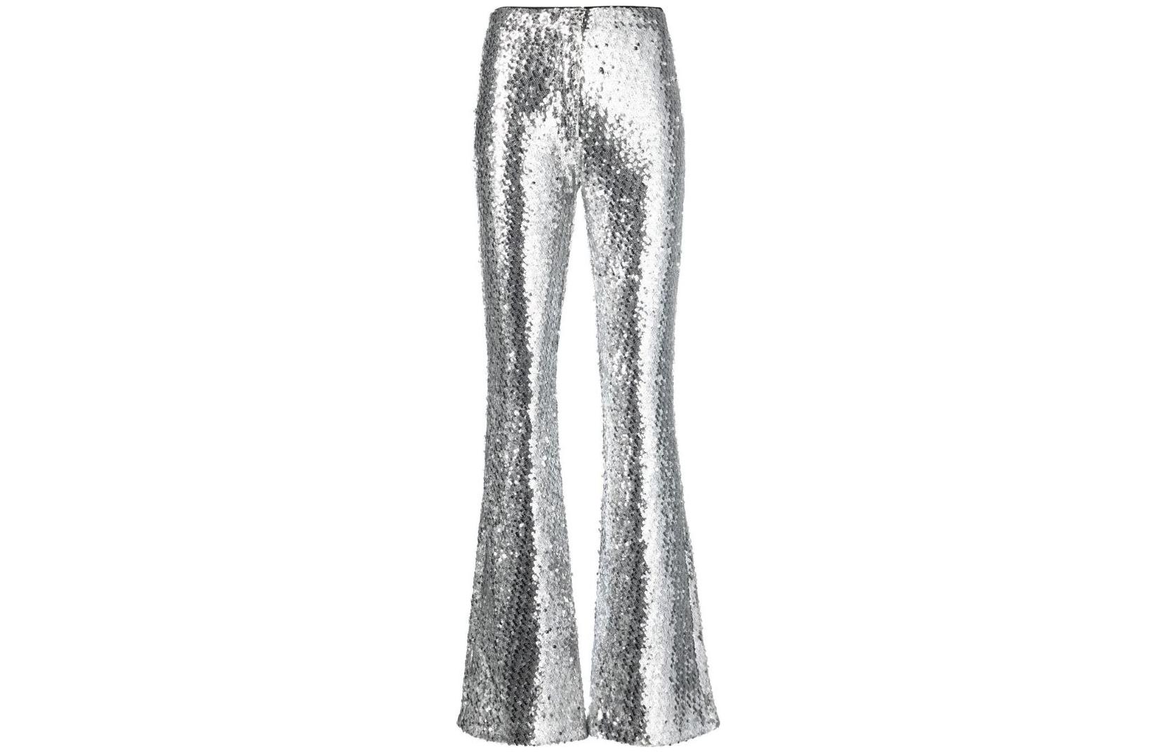 

SS23 Брюки женские серебристые PINKO, Silver