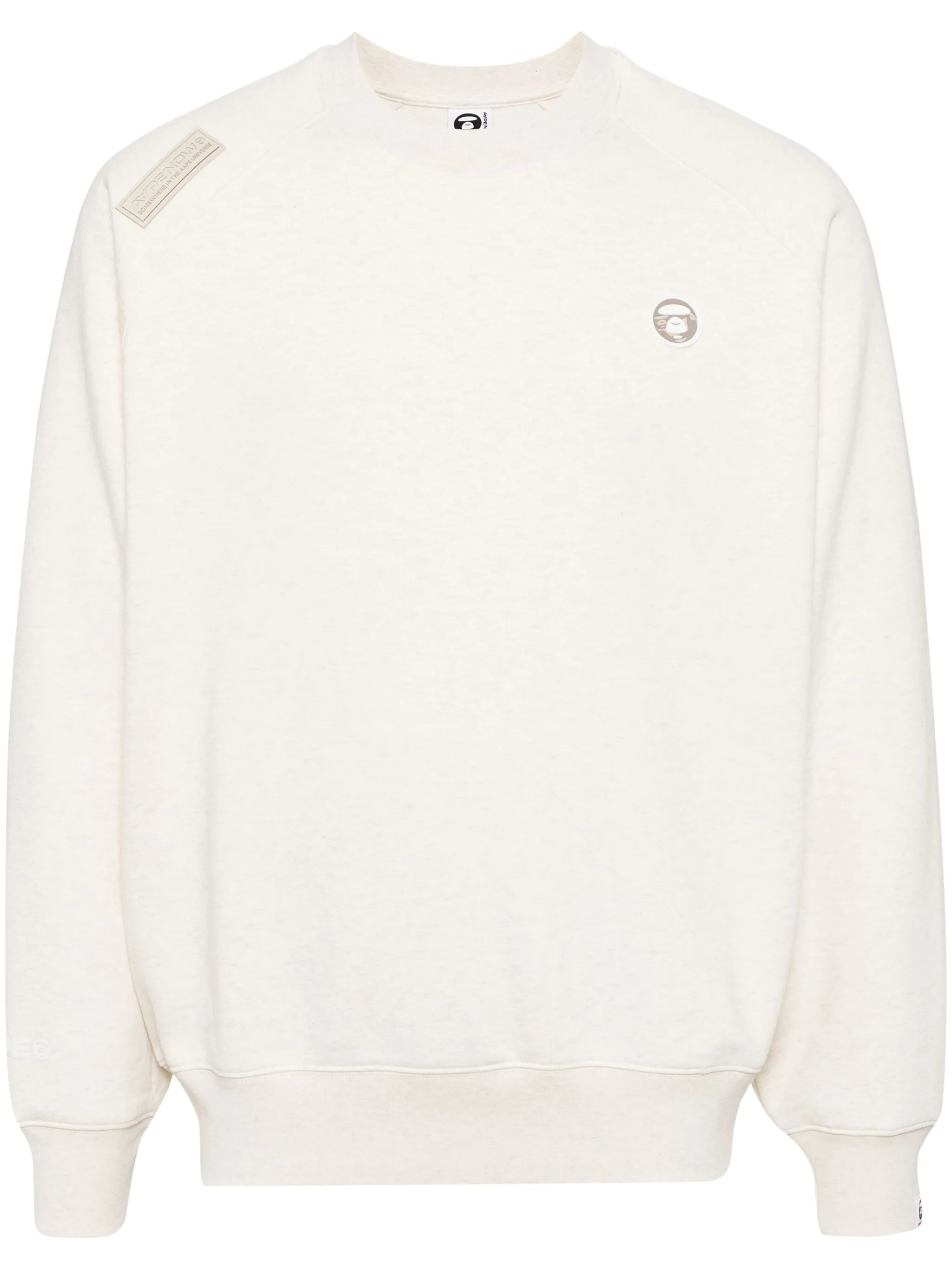 

Толстовка с нашивкой-логотипом Aape By A Bathing Ape, белый