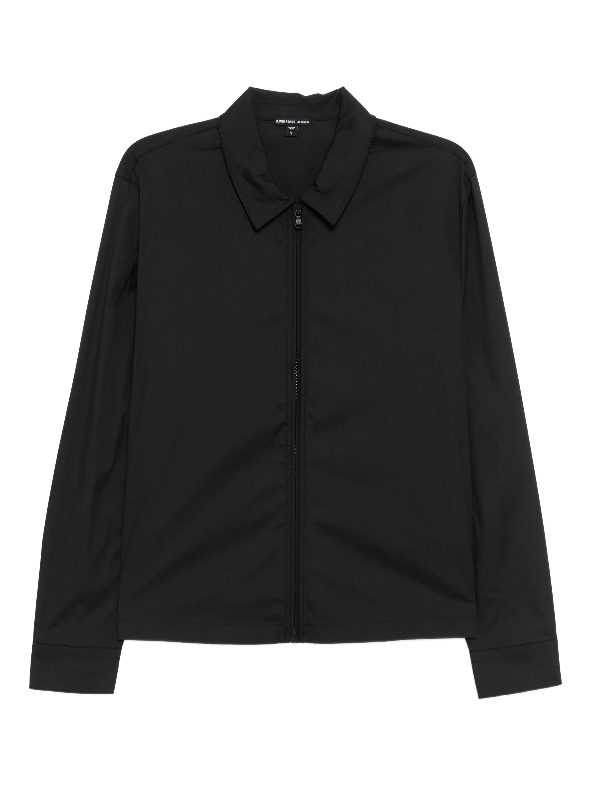 

Рубашка на молнии James Perse, черный