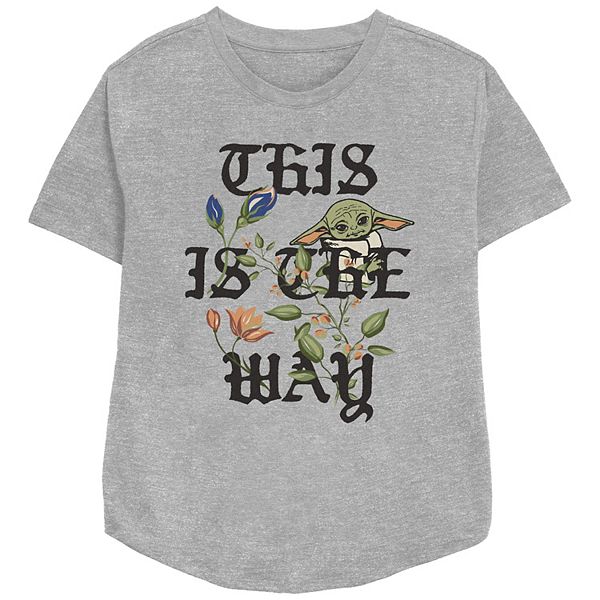 

Женская футболка The Mandalorian Grogu This Is The Way с принтом, свободный крой Star Wars