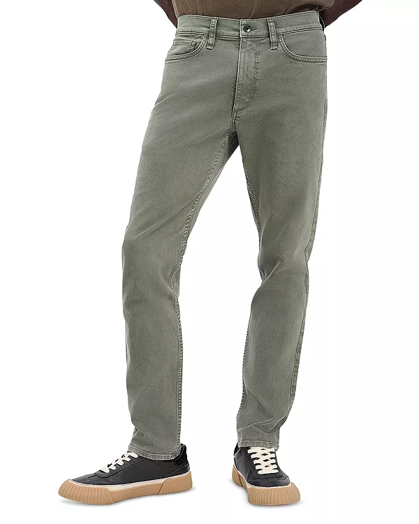 

Джинсы Slim fit 2 Aero Stretch, цвет Linchen Green. Rag & Bone, зеленый