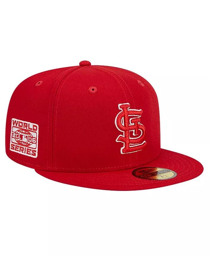 

Мужская красная приталенная шляпа с логотипом St. Louis Cardinals 59FIFTY New Era, красный