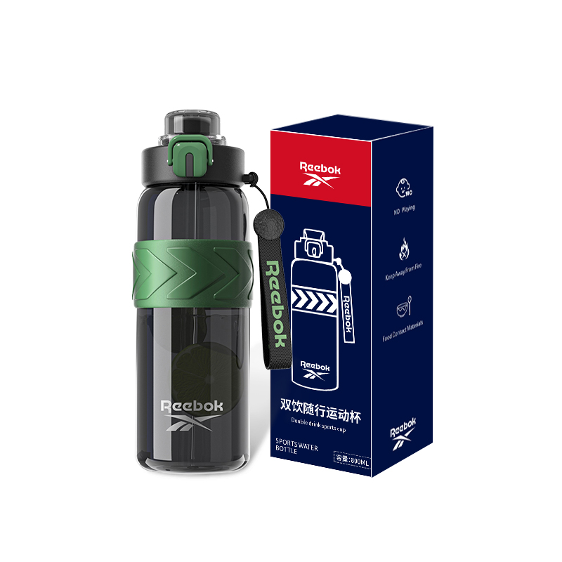 

Спортивная бутылка TRITAN 800ml Reebok, оливковый