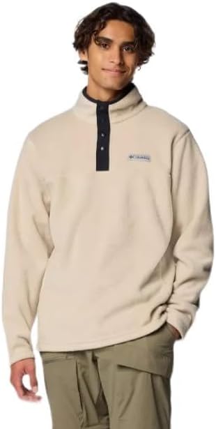 

Columbia мужская куртка Steens Mountain Half Snap Fleece, Ancient Fossil/Black, 4X Tall