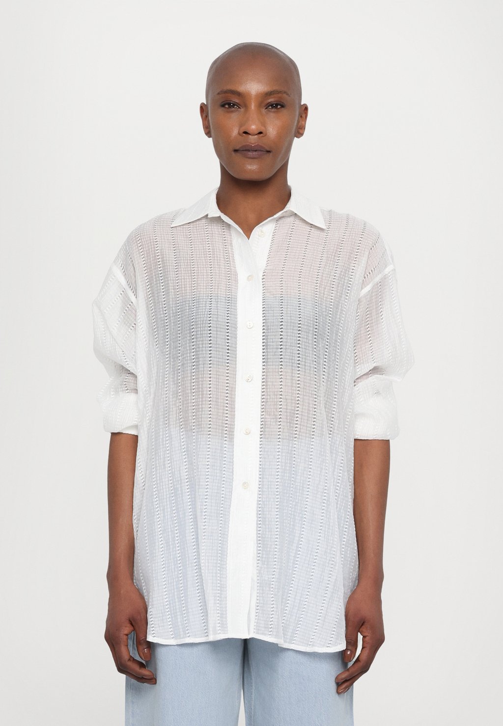 

Блузка на пуговицах OVERSIZED SHIRT REMAIN, белый
