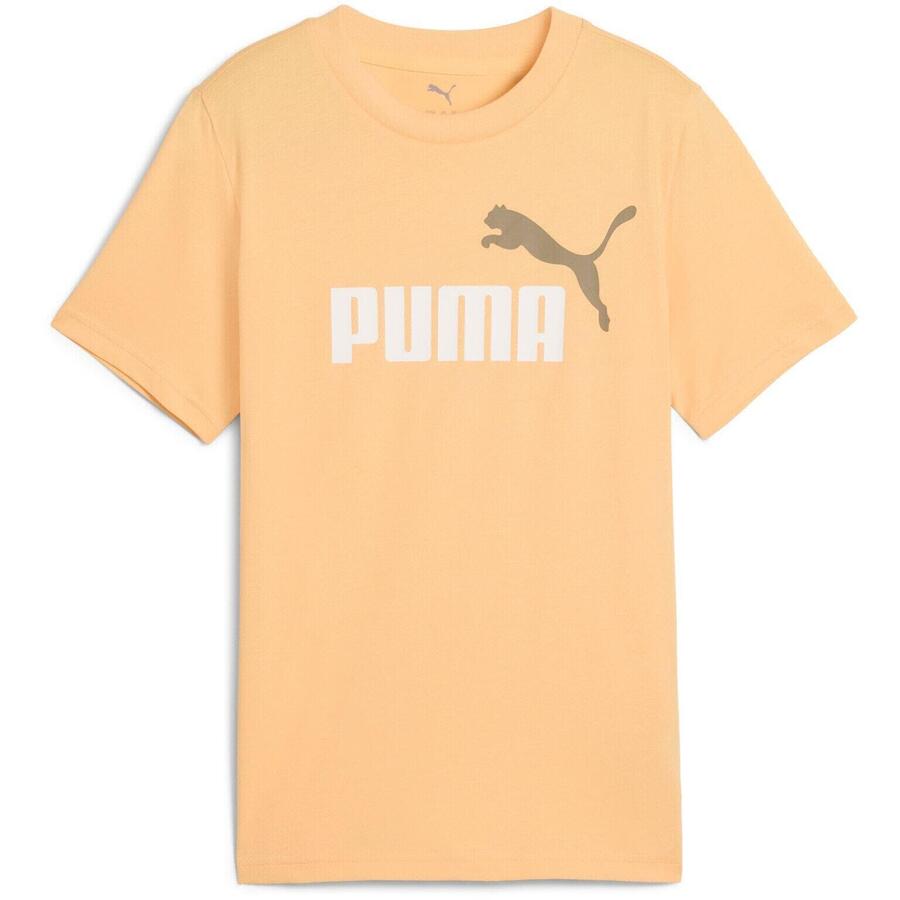 

Футболка Puma Ess 2 Color No.1 Logo Tee B, оранжевая, детская