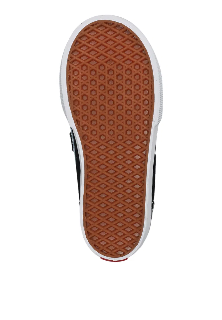 Кроссовки детские, классические, Old Skool V, Vans, черно-белые — фото 3