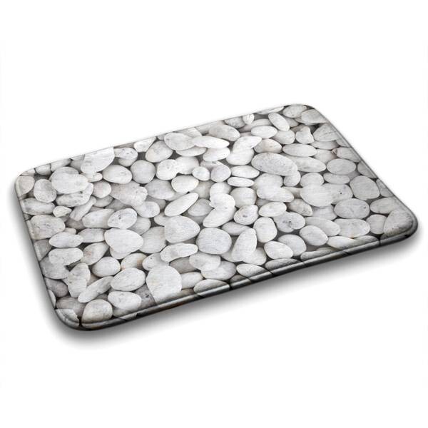 

Коврик для ванной Tulup Steine, 90x1x90 см, белый