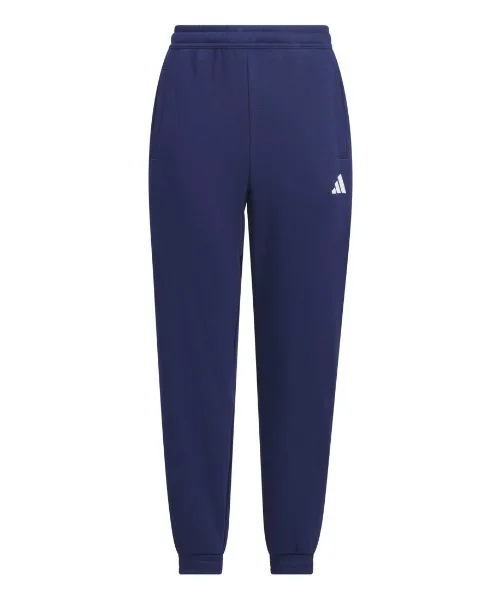 Детские спортивные брюки adidas French Terry с манжетами тёмно-синие