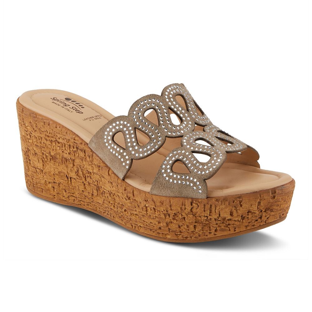 Женские шлепанцы Spring Step Mssteamy, цвет Beige Suede
