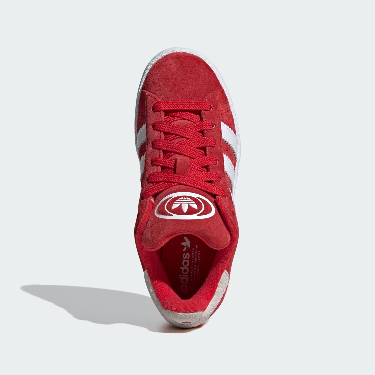 Кроссовки кампуса 00-х годов Adidas, цвет Better Scarlet/Cloud White/Better Scarlet — фото 2