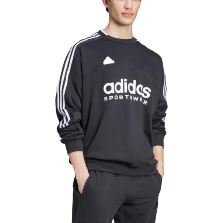 Adidas Свитшот House Of Tiro мужской Black/White — фото 4