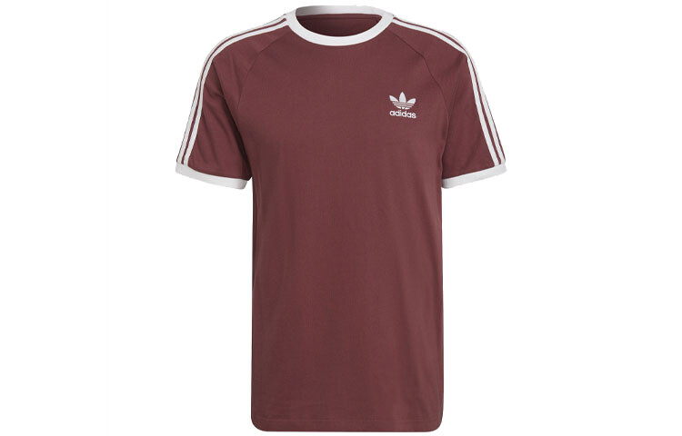 

Футболка мужская темно-красная Adidas, темно-красный