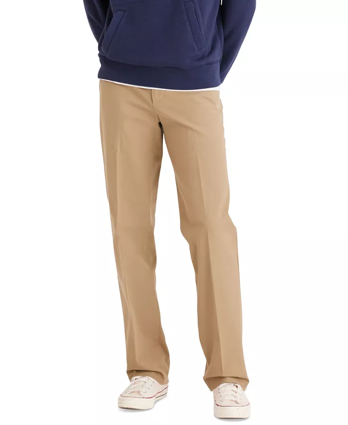 

Мужские рабочие брюки Workday Smart 360 Flex Classic Fit Khaki Stretch Dockers, коричневый/бежевый
