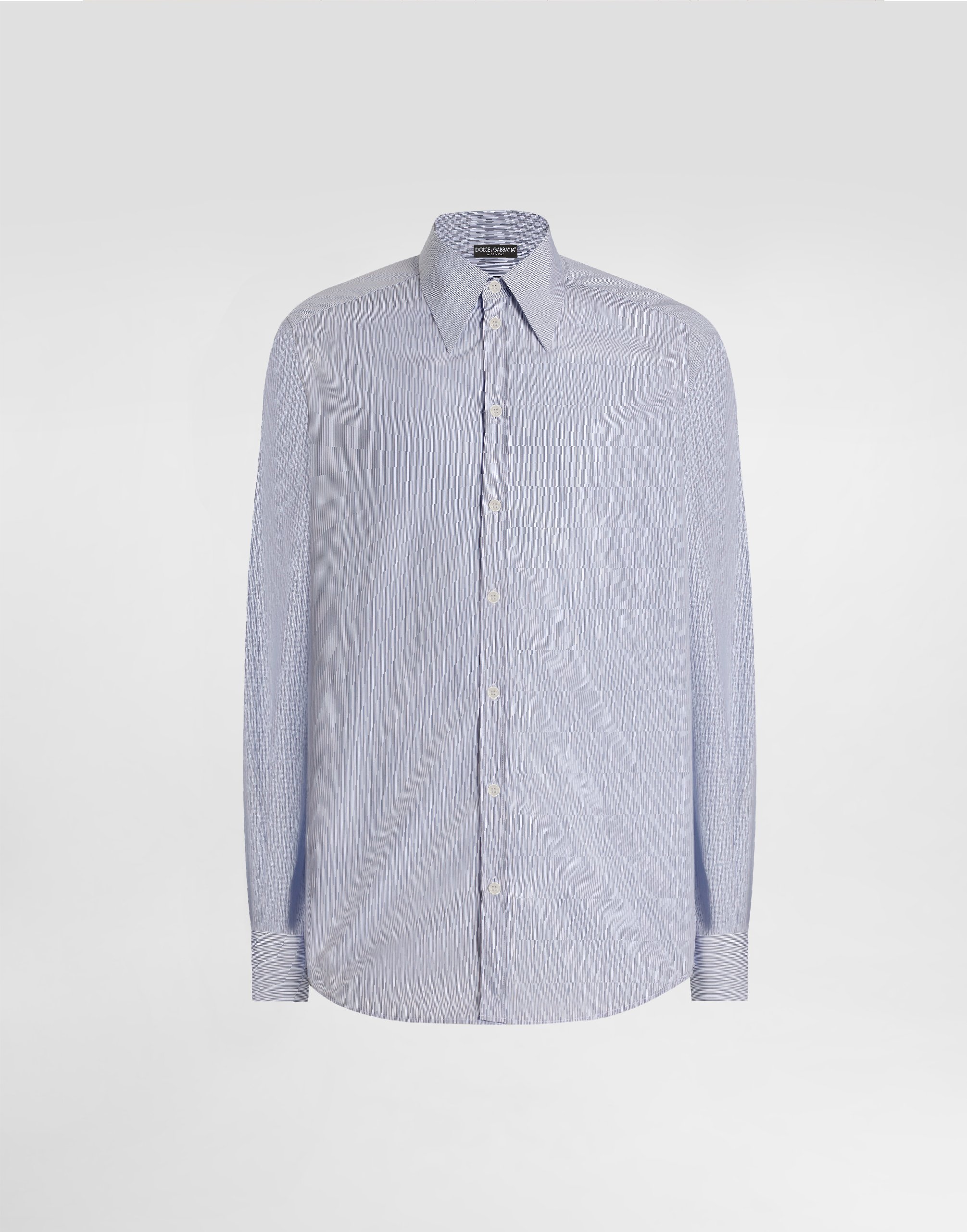 

Полосатая золотая рубашка DOLCE & GABBANA, мультиколор