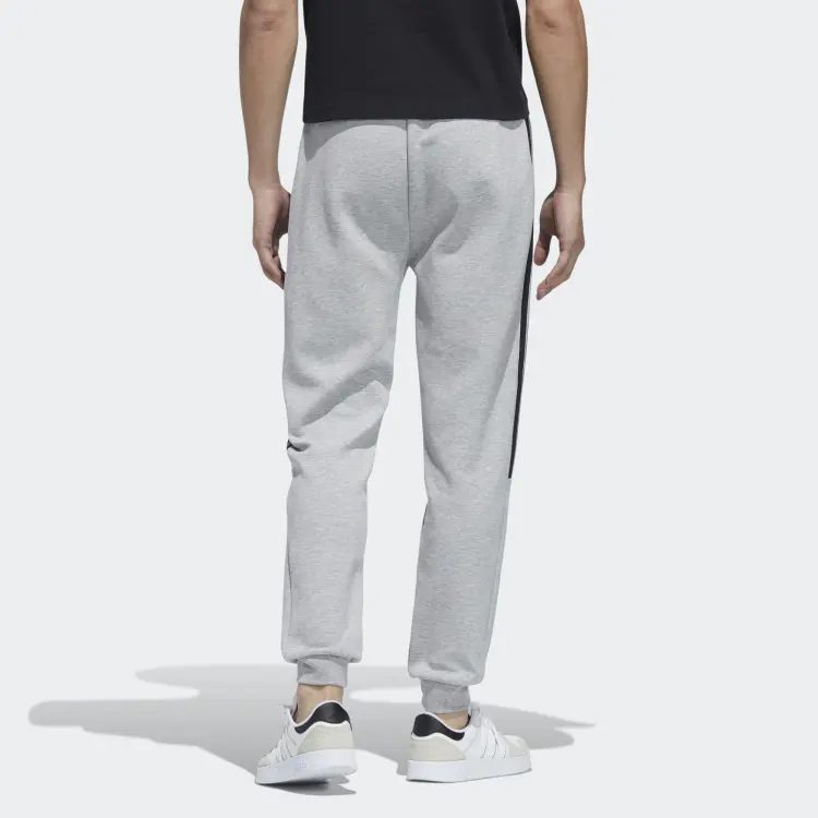 Вязаные спортивные штаны мужские серые Adidas Neo — фото 3