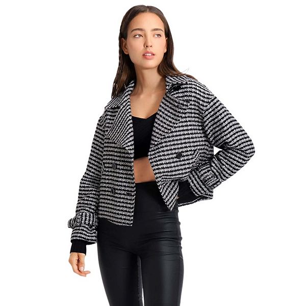 

Твидовый пиджак Power over me Belle & Bloom, Black And White