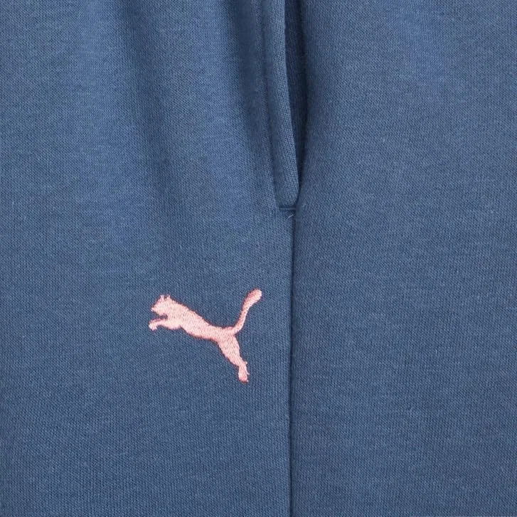 Детский спортивный костюм из 3 предметов PUMA, жилет, футболка, джоггер, Pink — фото 2