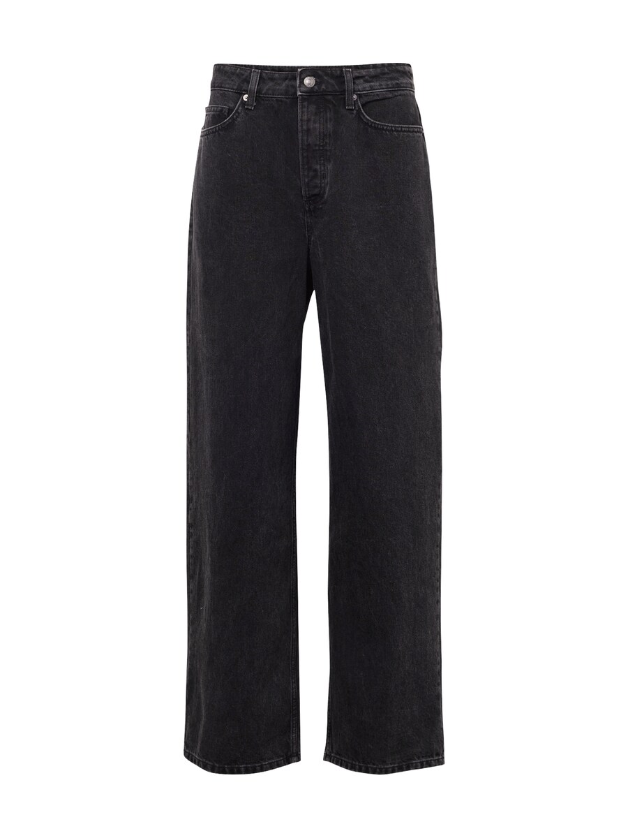 

Джинсы свободного кроя TOPMAN, черный деним