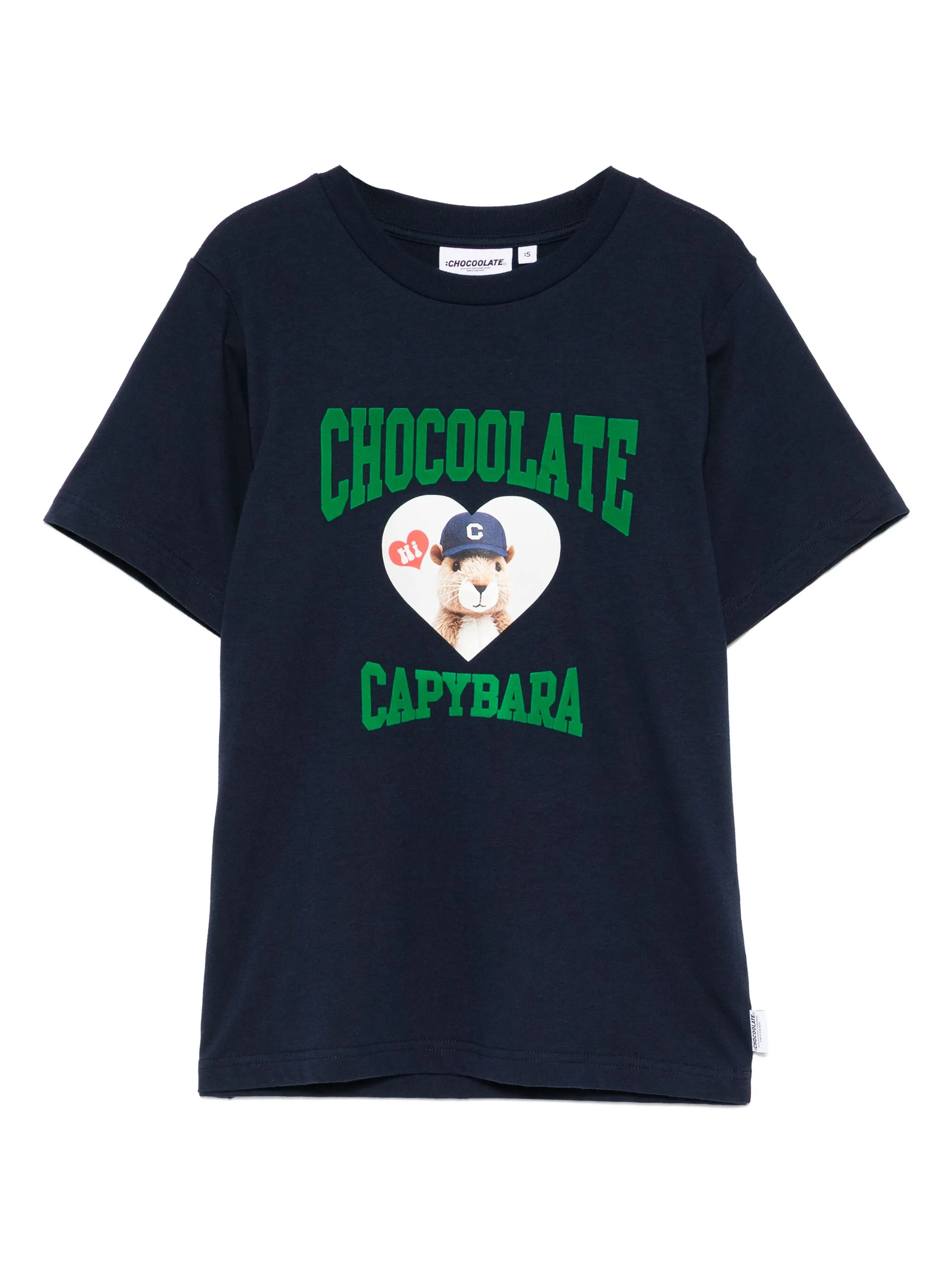 

Футболка с графичным принтом Chocoolate, синий