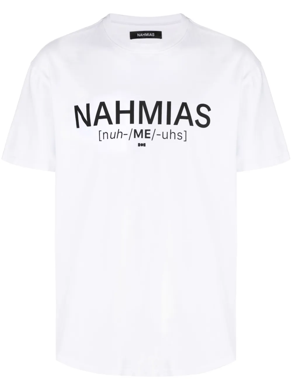 

Футболка с логотипом Nahmias, белый