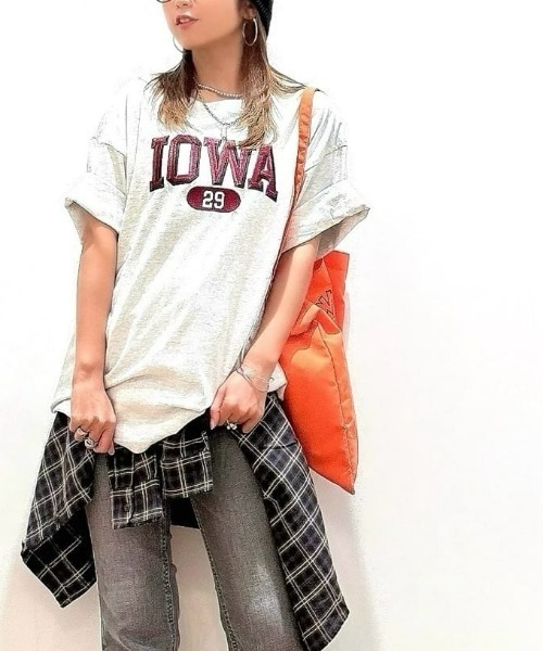 

Футболка с типографской вышивкой Right-on