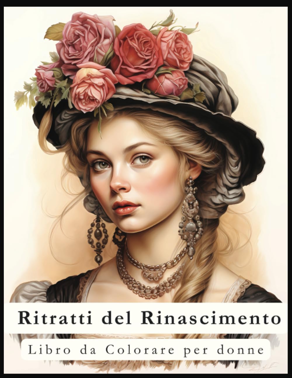

Ritratti del Rinascimento: Libro da Colorare per donne: 50 splendide esperienze di colorazione in scala di grigi. Prova la calma interiore per donne e ragazze (Italian Edition) (Independently published)