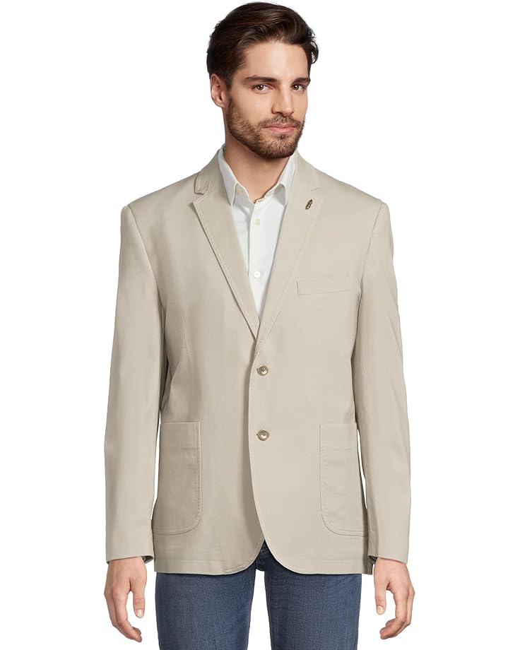 

Блейзер Johnston & Murphy Washed Cotton Dobby Blazer, цвет Stone