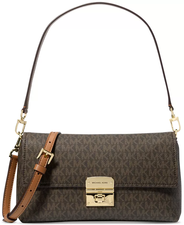 

Маленькая трансформируемая сумочка-кошелек кроссбоди Michael Kors, коричневый/бежевый