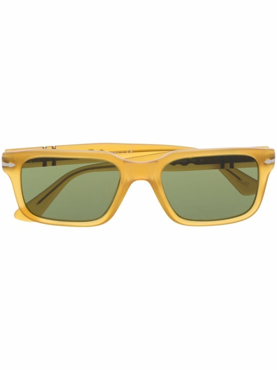 

Persol солнцезащитные очки в квадратной оправе, желтый