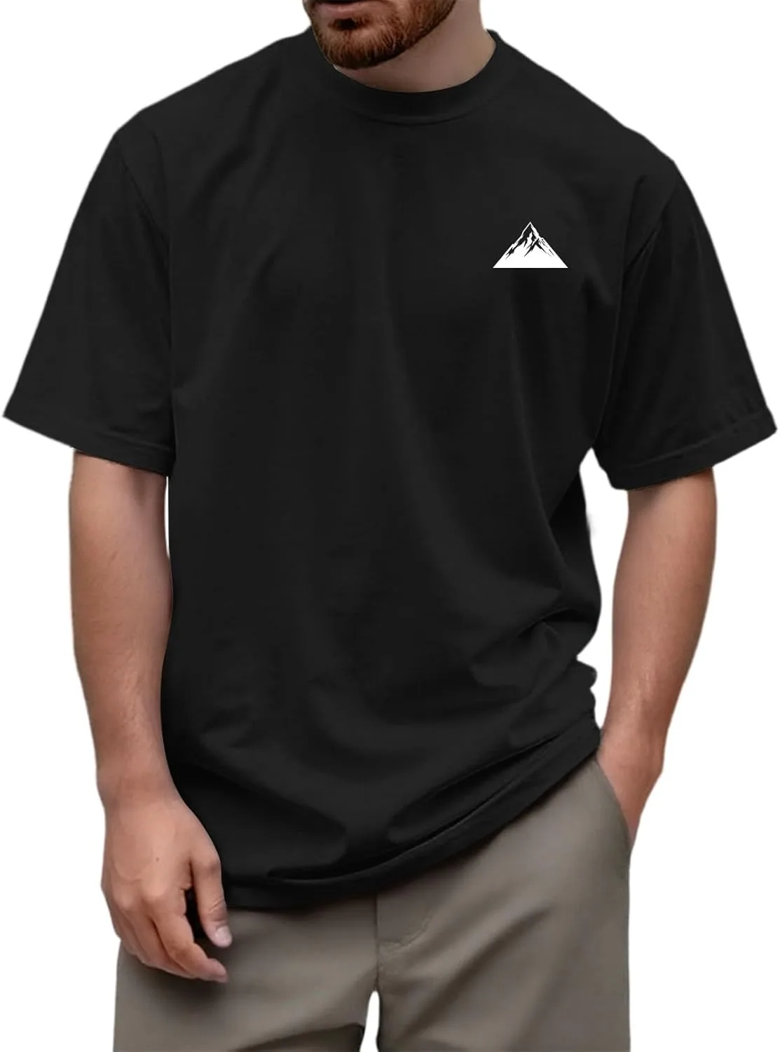 

Футболка FQZWONG с принтом, свободный крой