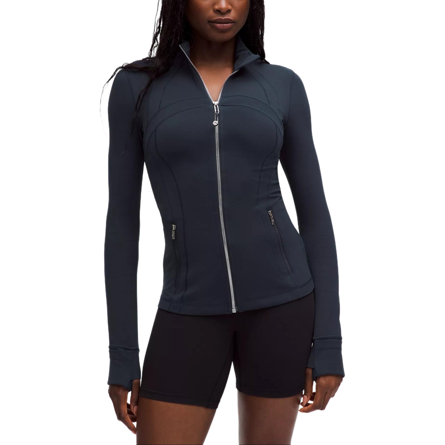 

Женское пальто для йоги Lululemon, marine синий/серебряный lace (pocket plush)/trnv/mrrs